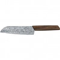 Кухонный нож Victorinox SANTOKU Limited, сталь дамаск, 17 см, рукоять орех, подарочная упаковка купить в Витебске