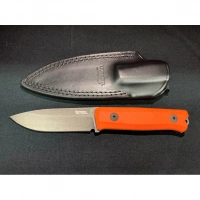 Нож LionSteel Bushcraft-R, сталь Sleipner, рукоять G10, оранжевый купить в Витебске