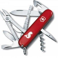 Нож перочинный Victorinox Angler, сталь X55CrMo14, рукоять Cellidor®, красный купить в Витебске