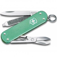 Нож перочинный Victorinox Classic Alox SD Colors, Minty Mint (0.6221.221G) мятный, 58 мм 7 функций купить в Витебске