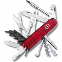 Нож перочинный Victorinox CyberTool, сталь X55CrMo14, рукоять Cellidor®, полупрозрачный красный купить в Витебске