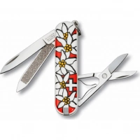 Нож перочинный Victorinox Edelweiss 0.6203.840 58мм 7 функций дизайн рукояти Эдельвейс купить в Витебске