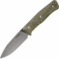 Нож с фиксированным клинком LionSteel B35, сталь Sleipner, рукоять Green canvas micarta купить в Витебске