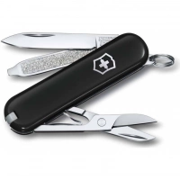 Нож Victorinox Classic SD Colors, Dark Illusion (0.6223.3G) чёрный, 7 функций 58мм купить в Витебске