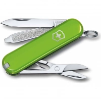 Нож Victorinox Classic SD Colors, Smashed Avocado (0.6223.43G) светло-зелёный, 7 функций 58мм купить в Витебске