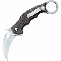 Складной нож Fox IKBS Ball Bearing Karambit, сталь Elmax, рукоять титановый сплав 6Al4V, чёрный купить в Витебске