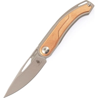 Складной нож Kizer Apus, сталь CPM S35VN, рукоять титан/ Bronze Carbon купить в Витебске