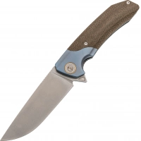 Складной нож Maxace Goliath Blue, сталь Bohler K110, Micarta купить в Витебске