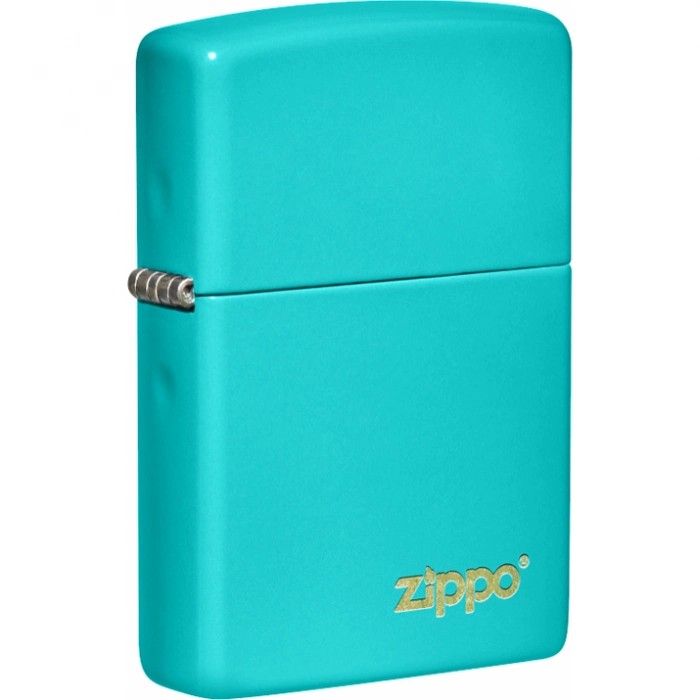 Зажигалка Classic Flat Turquoise ZIPPO Logo