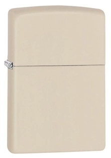 Зажигалка ZIPPO Classic, латунь с покрытием Cream Matte, кремовый, матовая, 36х12x56 мм