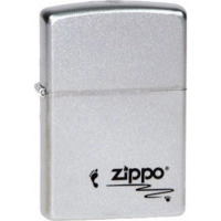 Зажигалка ZIPPO Footprints Satin Chrome, латунь с никеле-хром. покрыт. серебр., матов., 36х56х12 мм купить в Витебске