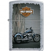 Зажигалка ZIPPO Harley-Davidson® Байк, с покрытием Street Chrome™, латунь/сталь, серебристая, 36x12x56 мм купить в Витебске