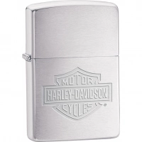 Зажигалка ZIPPO Harley-Davidson®, латунь/сталь с покрытием Brushed Chrome, серебристая, 36х12×56 мм купить в Витебске