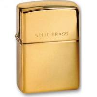 Зажигалка ZIPPO High Polish Brass, латунь, золотистый, глянцевая, 36х56х12 мм купить в Витебске