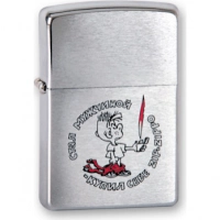 Зажигалка ZIPPO Мальчик, латунь с покрытием Brushed Chrome, серебристый, матовая, 36х12×56 мм купить в Витебске