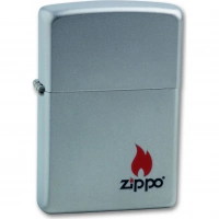 Зажигалка ZIPPO Satin Chrome, латунь с ник.-хром. покрыт., серебр., матовая, 36х56х12 мм купить в Витебске